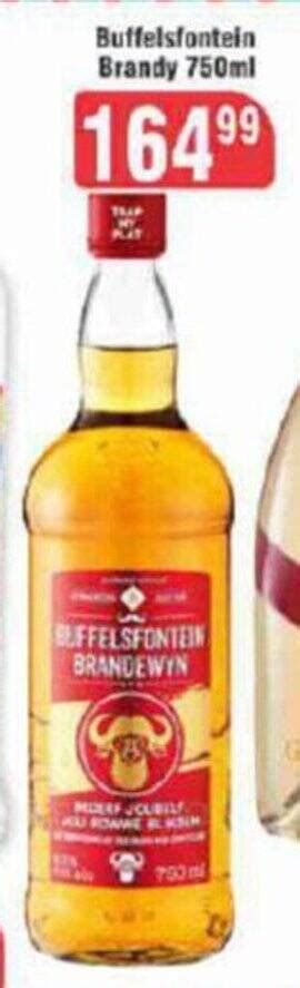Buffelsfontein Brandy 750ml Offer At Big Save