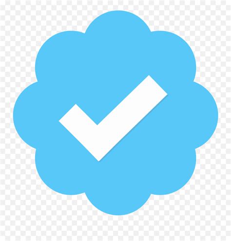 Verified Checkmark Kpop Blue Lightblue Blue Verified Check Mark Emoji