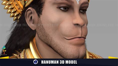 Hanuman 3D Model on Behance