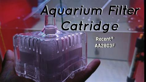 Diy Filter Aquarium Aerator Filter Catridge Recent AA2803F YouTube