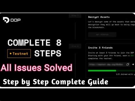 DOP Testnet Airdrop DOP Testnet All Tasks Step By Step Guide How To