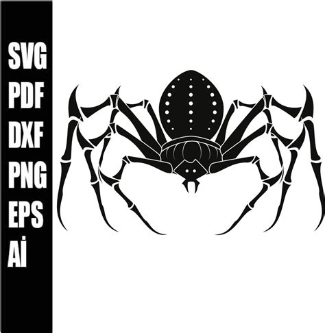 Spider Dxf Spider Svg Spider Web Svg Insect Svg Cobweb Svg