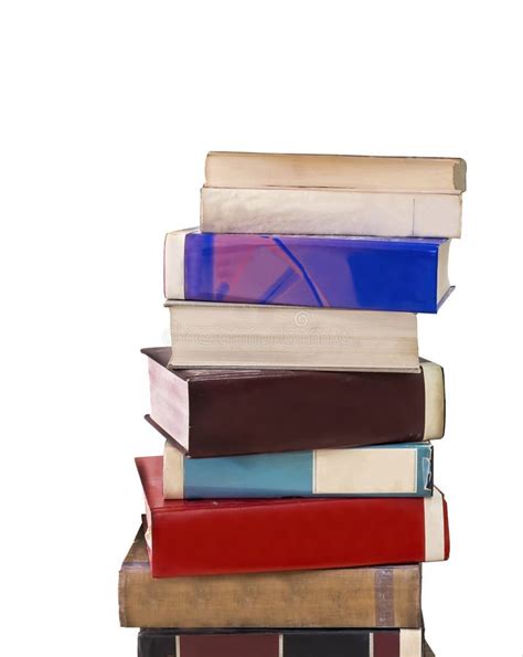 Stack Of Old Scientific Books In Library Stock Image Image Of