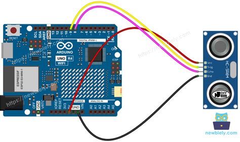 Arduino Uno R4 Ultrasonic Sensor Arduino Uno R4 Tutorial