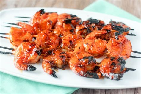 Shrimp Kabobs Recipe Spicy And Sweet Grilled Shrimp Skewers Recipe