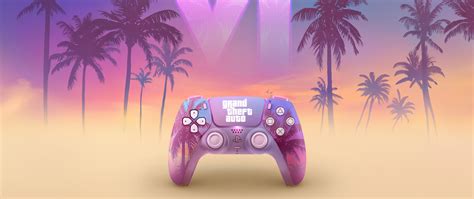 GTA 6 Wallpaper 4K, DualSense Wireless Controller, 5K