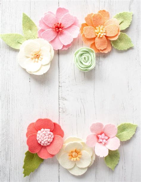 Felt Flowers Diy Pattern Free Printable 5 Mrsbroos Felt Flowers