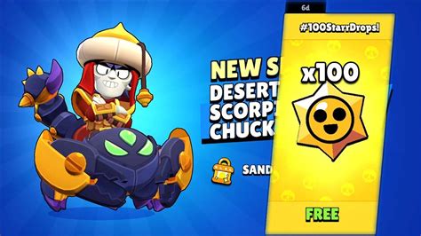 DESERT SCORPION CHUCK FREE 100x LEGENDARY STARR DROPS BRAWL