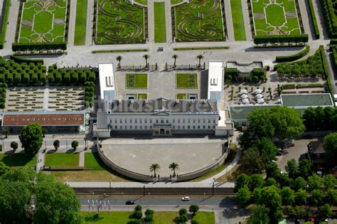 Luftaufnahme Hannover Schloßpark von Schloß Herrenhausen in Hannover