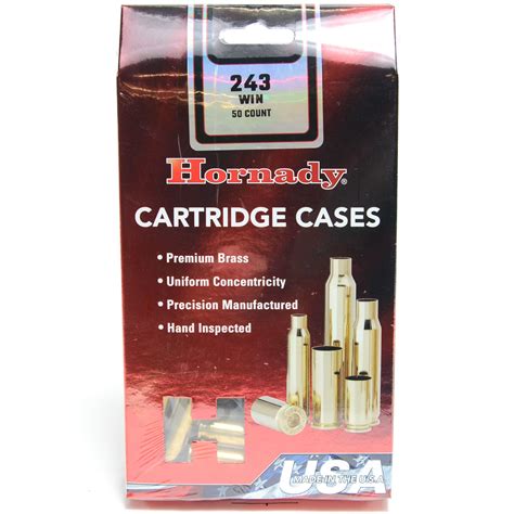 Hornady 243 Winchester Brass Bag Of 50 Powder Valley