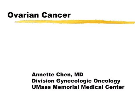 Ppt Ovarian Cancer Powerpoint Presentation Free Download Id1189888