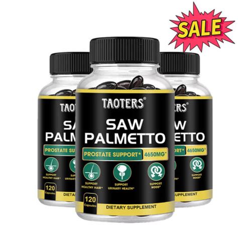 Prostate Support Saw Palmetto Reduce Frequent Urination Stamina 120caps 3bottles Ebay