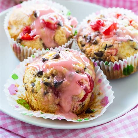 Cherry Chocolate Chip Muffins Spicy Southern Kitchen