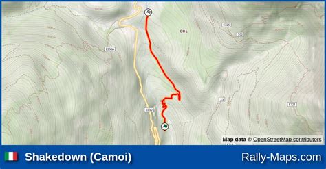 Shakedown Camoi Stage Map Rally San Martino Di Castrozza E Primiero