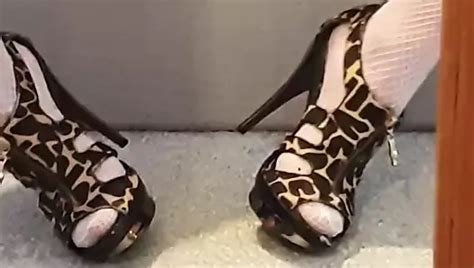 Piss In Wifes Leopard Print Stiletto High Heels Gay XHamster