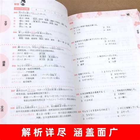 红蓝宝书1000题新日本语能力考试文字词汇文法练习 详解 N1n2n3n4n5全四册华东理工大学出版社日语入门零基础日语n1n2n3n4n5 虎窝淘