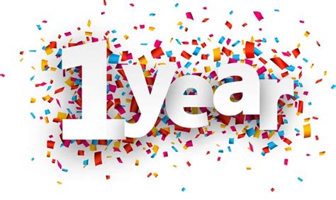 year anniversary vector images depositphotos