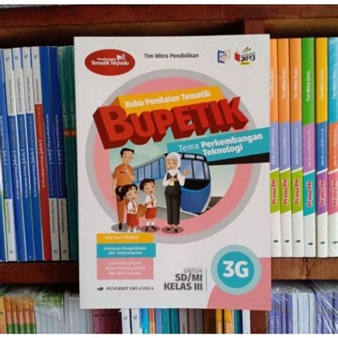 Jual Buku Penilaian Tematik 3G Kelas 3 SD K13 Revisi Erlangga Bupetik