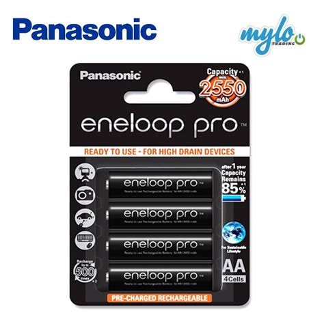 Panasonic Eneloop Pro Aa Rechargeable Nimh Batteries V Mah