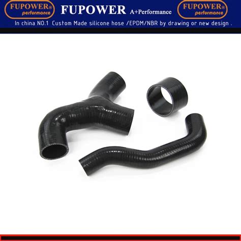 Top Mount Intercooler Turbo Silicone Y Pipe Hose Kit For Subaru Impreza