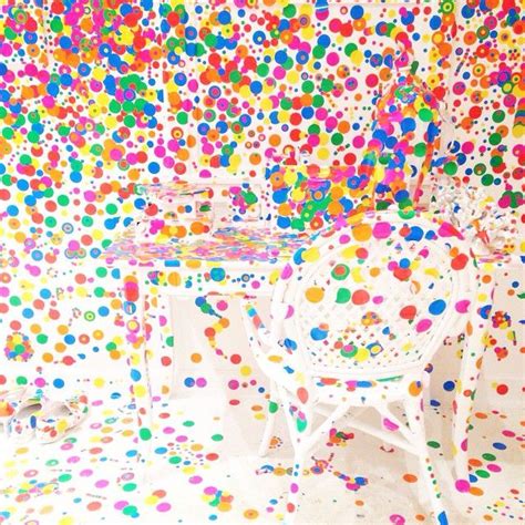 So Inspired At The Yayoi Kusama Exhibit In Nyc This Morning I Added A Few Pink Dots To This