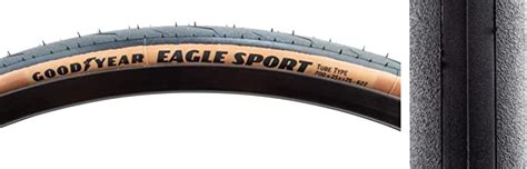 Pneu Goodyear Eagle Sport Tube Type 700x25 Road Marron Loja Da