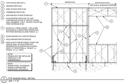 Wood Shear Walls Structural Engineering General Discussion Eng Tips