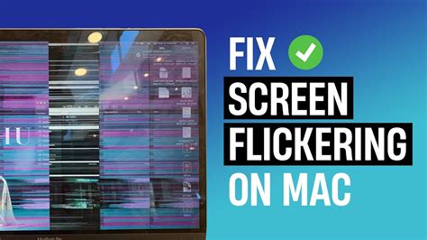 How To Fix Screen Flickering Issue On Mac Macbook And Imac Youtube