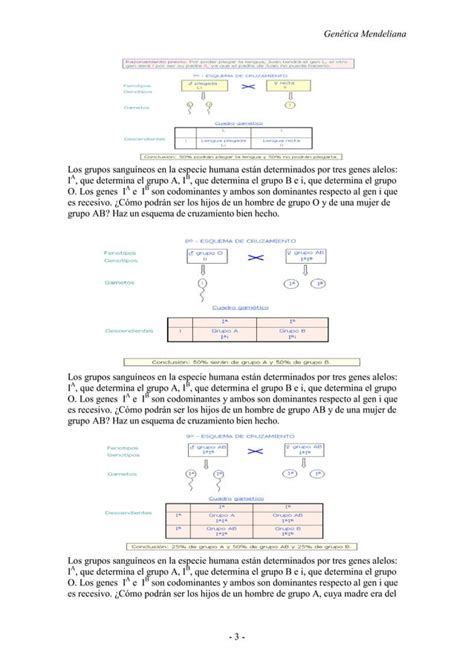 Problemas Gen Tica Mendeliana Resueltos Pdf Descarga Gratuita