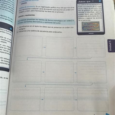 Identificamos En El Texto Los Datos Que Se Presentan En Orden Cro