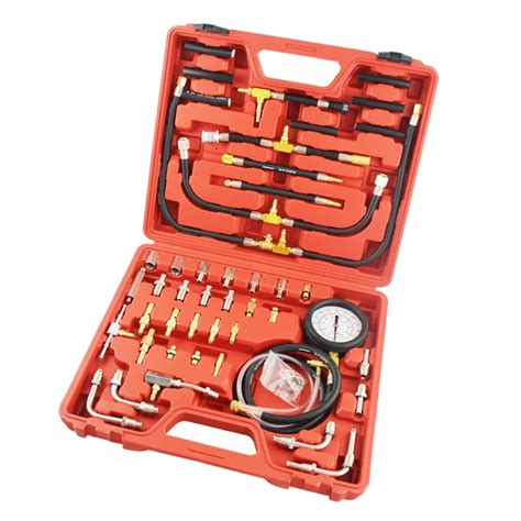 Tu Deluxe Manometer Fuel Pressure Gauge Engine Testing Kit Fuel