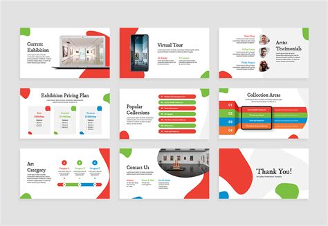 Art Gallery PowerPoint Presentation Template - Graphue