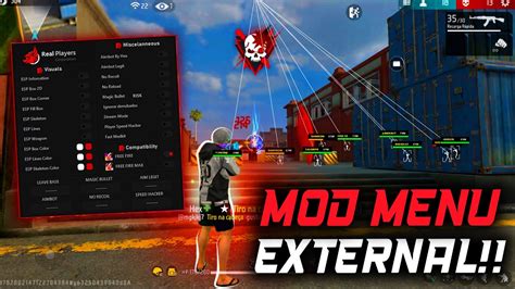 Mod Menu Safe Full Match Mod Menu External Free Fire Real Players