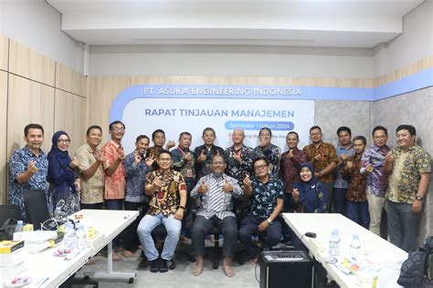 Rapat Tinjauan Manajemen PT Asuka Engineering Indonesia Evaluasi