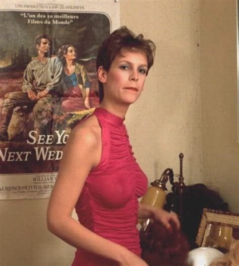 Jamie Lee Curtis Iconic Topless Scene In Trading Places From