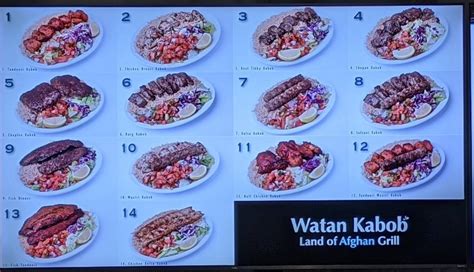 Menu at Watan Kabob - Financial Drive restaurant, Mississauga, Financial Dr Unit 3D