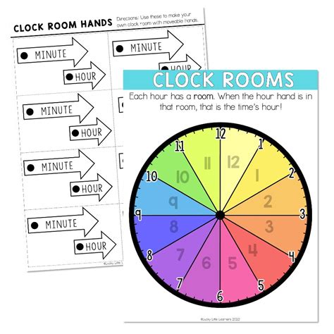 Lucky To Learn Math Unit 5 Telling Time Anchor Chart