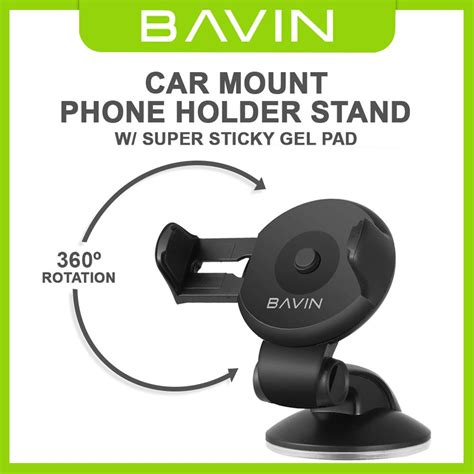 BAVIN AL599 360 Degree Rotation Car Mount Phone Holder Stand W Multi