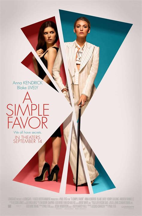 A Simple Favor Quotes - Enza's Bargains