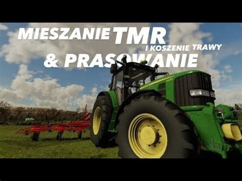 Mieszanie Tmr I Koszenie Trawy Prasowanie Time Lapse Youtube