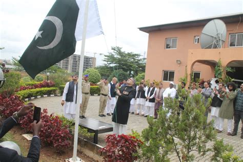 2020 Pakistan Independence Day Flag Hoisting Ceremony Pakistan High Commission In Nigeria