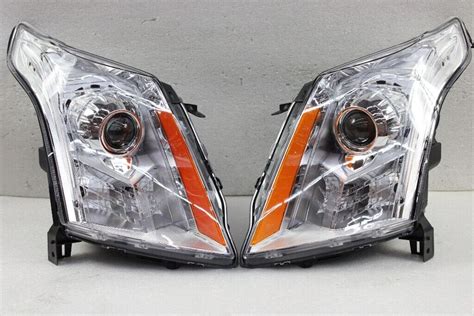 [hid Xenon Model] Fits 2010 2016 Cadillac Srx Headlights Headlamps Left Right Ebay