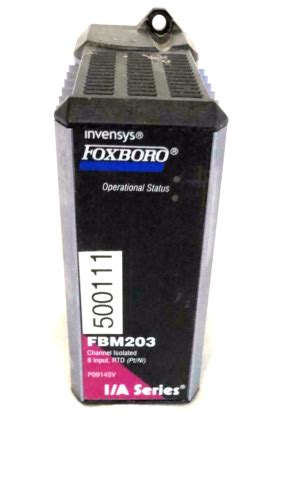 Foxboro Invensys Fbm I A Series Input Module G Ebay