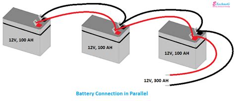 How To Connect Batteries In Parallel Diagram