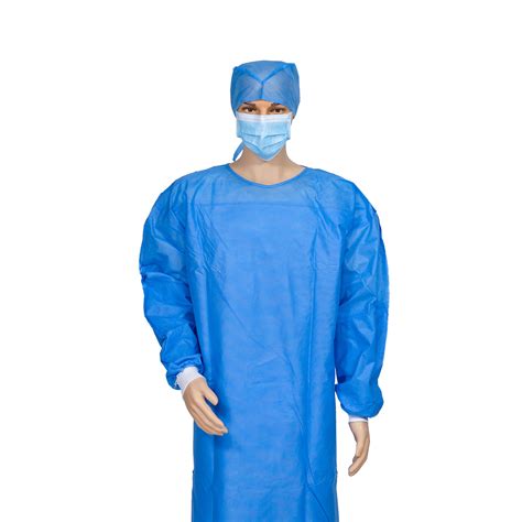 Disposable Water Splash Resistant Isolation Surgical Gown China PE