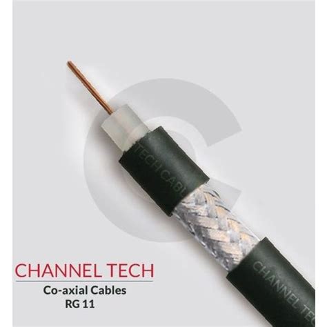 Channel Tech Mtr Rg Coaxial Cctv Camera Armoured Cable At Rs