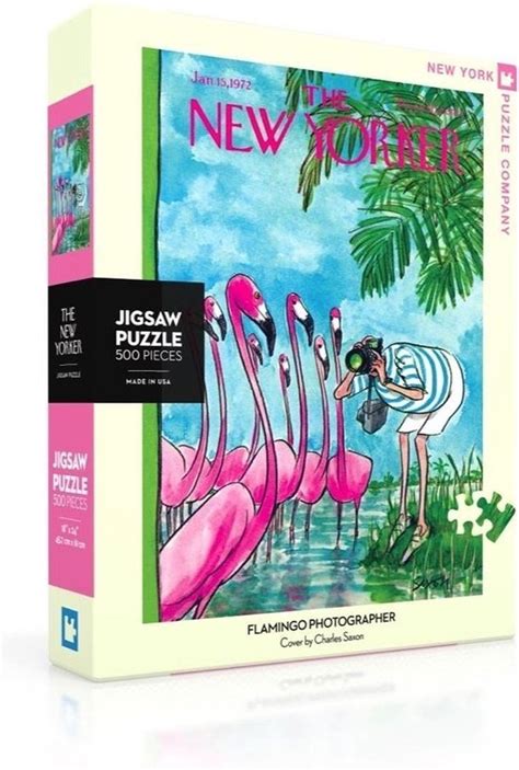 Flamingo Photographer Nypc New Yorker Collectie Puzzel 500 Stukjes