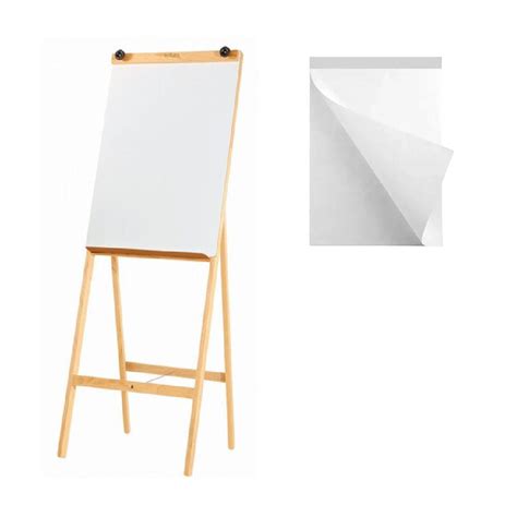 Cavalete Flip Chart Compacto Branco Pinus Luxo Unidade Souza