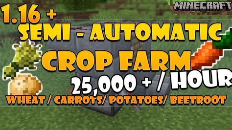 Fastest 116 Automatic Wheat Carrot Potato Beetroot Farm 25000