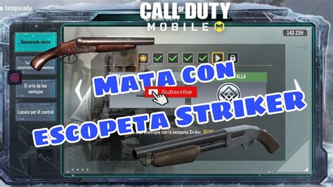 Mata A 15 Enemigos Con La Escopeta STRIKER Demasiado Cerca Call Of